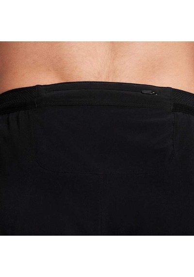 Nike Dri Fit Adv Aeroswift Brief Lined 4 Inch Short Erkek 4 Cepli Koşu Şortu Siyah Siyah