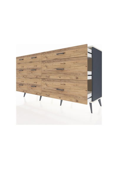 Kronos Konsol 9 Çekmeceli 176x59x99 Antrasit-aytaşı/çam Aytası/atlas Çam - Antrasıt Kronos Konsol 9 Çekmeceli 176x59x99 Antrasit-aytaşı/çam Aytası/atlas Çam - Antrasıt