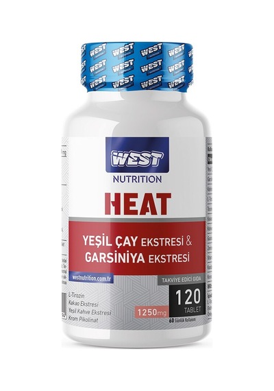 Heat Yeşil Çay - Garsiniya - Yeşil Kahve Ekstresi Krom Pikolinat