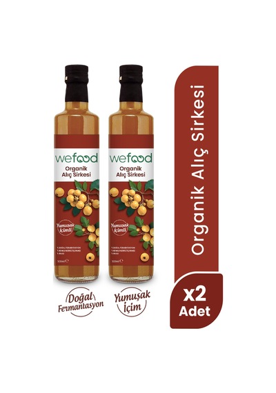 Organik Alıç Sirkesi 500 Ml 2'li