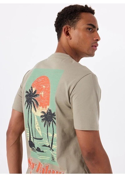 Onsfaruk Reg Ss Tee Cs Erkek Laurel Oak T-shirt - 22035585