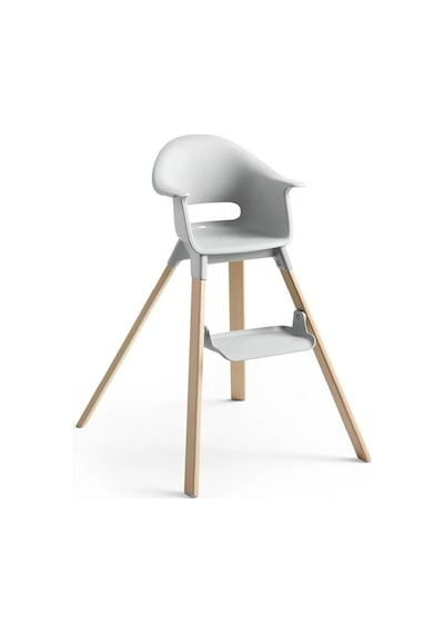 Stokke Clikk Mama Sandalyesi, 3 Kademeli Ayar, 5 Nokta Emniyet Kemeri, Tepsi Ve Ayak Desteği Dahil