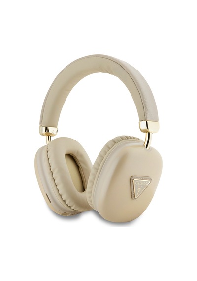 Guess Lisanslı Pu Metal Üçgen Logolu Bluetooth 5.3 Kulak Üstü Kulaklık