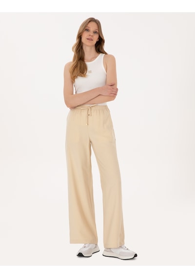 Pierre Cardin Kadın Bej Pantolon Kanvas-chino 50318198-vr011 Bej