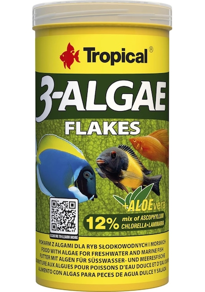 3 Algae Flakes 250 Ml - 50 Gr
