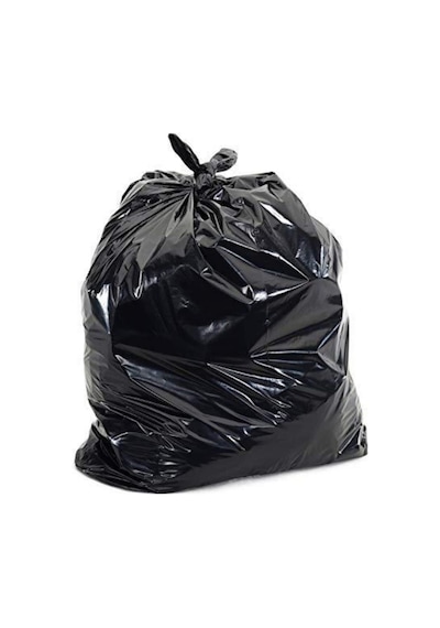 Ecoplast  240 L Siyah Hantal Konteyner Çöp Torbası - 100 x 150 CM - 600 G - 10 Adetlik 5 Rulo
