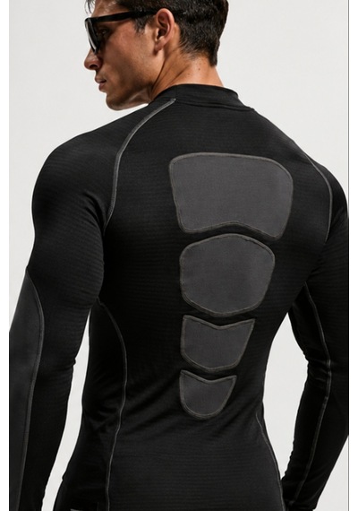 Nike Men's Base Layer Long-sleeve Top Uzun Kollu Erkek Tişört Siyah