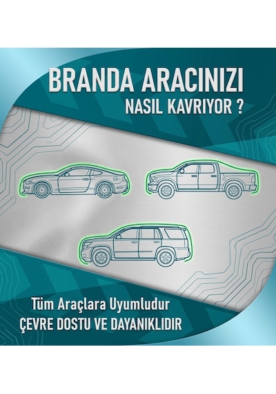 Honda E Özel Tasarım Çift Kat Miflonlu Branda - Uv Filtreli Su İtici Kılıf