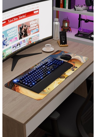 Gaming Genshin Impact Anime Gacha V5 - 70x30 Xl Gaming Mouse Pad Fare Altlığı