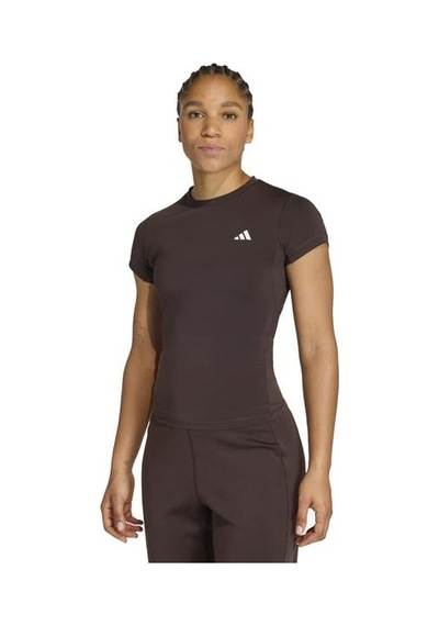 Adidas Kadın Tişört Pl Essentials C Kahverengi