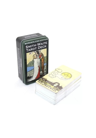 Smıth-waıte Metal Kutulu Tarot Kartı Alk2814