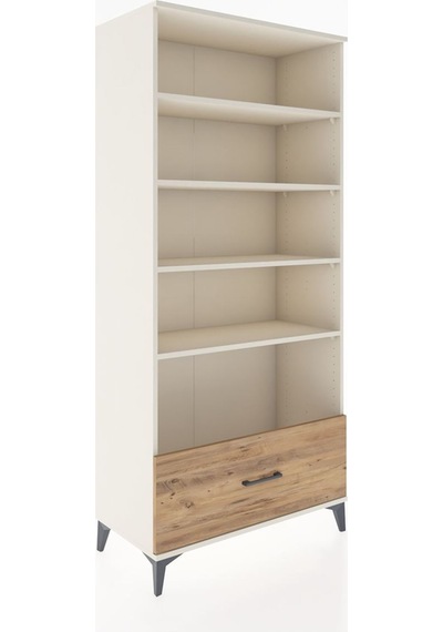 Hyperion Dolap 4 Raflı Tek Çekmeceli 88x44x195 Aytaşı-çam Aytaşı