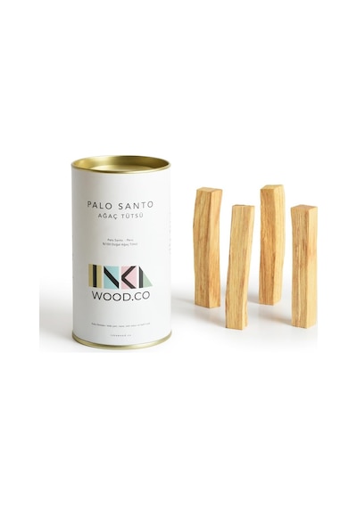 Palo Santo Ağaç Tütsü 4 Adet 40gr Peru Negatif Enerjiyi Uzaklaştırın - Rahatlatıcı Ve Meditasyon İçin Acı Kahverengi