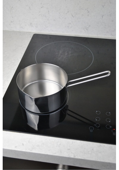 3'lü Set 304 Paslanmaz Çelik Kaçerola Sütlük Ve Sosluk 12-14-16 Cm Mini Yumurta Tavası Çelik