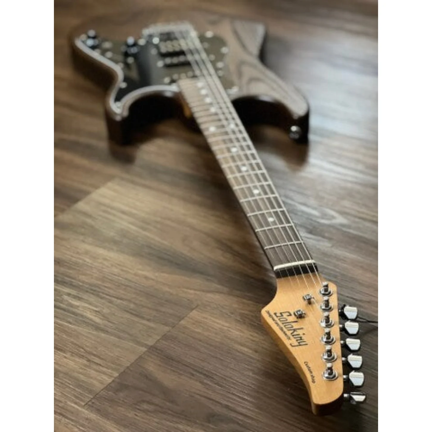 Soloking Ms-1 Classic Ash İn Torched Black With Rosewood Fb Special Run W/gigbag Natural