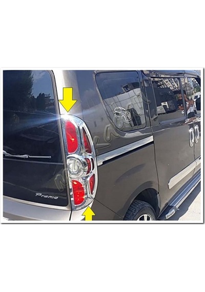 Db Chrome Fiat Doblo Stop Çerçevesi 2010-2014 2 Parça Abs Krom
