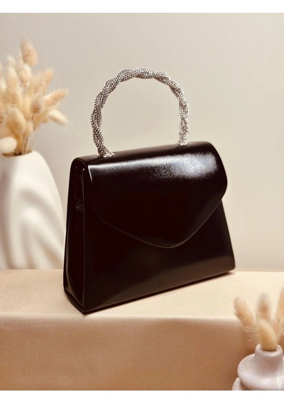 Elora Atelier Elora Prizma Deri Siyah Çanta Çok Renkli