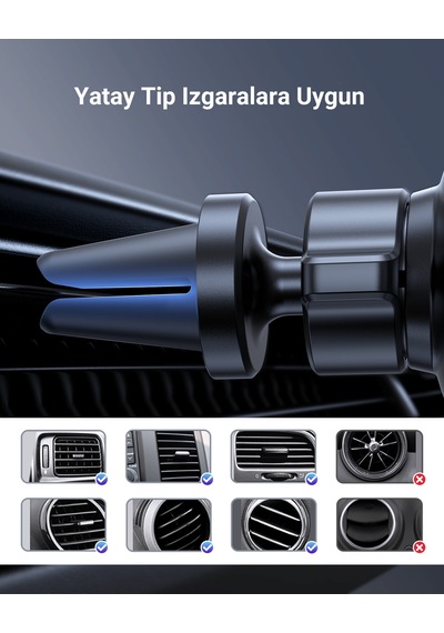 Ugreen Araç İçi Telefon Tutucu Air Vent , Uzay Girişi, 50564