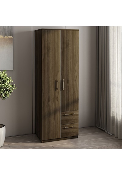 Merlin 2 Kapaklı, Çekmeceli Gardırop, Yatak Odası Dolap, Elbise Dolabı İstanbul Ceviz - 172 Cm / İstanbul Ceviz Merlin 2 Kapaklı, Çekmeceli Gardırop, Yatak Odası Dolap, Elbise Dolabı İstanbul Ceviz - 172 Cm / İstanbul Ceviz