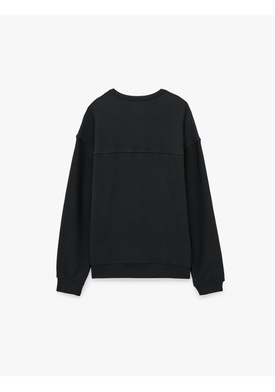Koton Üç İplik Pamuklu Uzun Kollu Bisiklet Yaka Oversize Baskılı Sweatshirt Lacivert 7wam70204mk Koton Üç İplik Pamuklu Uzun Kollu Bisiklet Yaka Oversize Baskılı Sweatshirt Lacivert 7wam70204mk