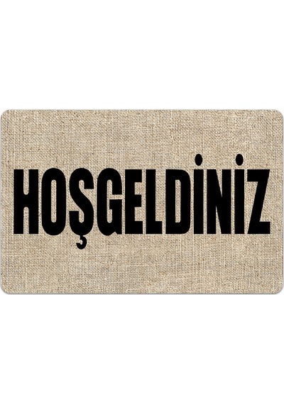 Evaşk Kapı Önü Paspası Vinil Kaymaz Tabanlı 45 X 70 Evaşkdm12066a