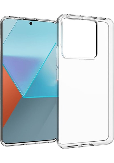 Xiaomi Uyumlu Redmi Note 13 Pro 5g Kapak 1mm Süper Silikon Şeffaf Kılıf