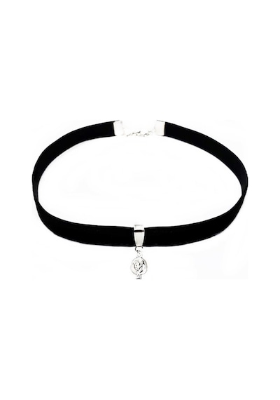 Gümüş Kaplama Kadın Nar Choker Kolye Renkli