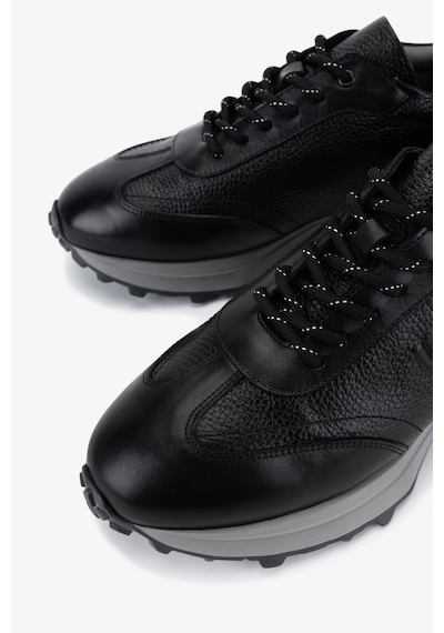 Valmenti Erkek Hakiki Deri Siyah Sneakers & Spor Ayakkabı 383 6400 Erk Ayk Y25 Sıyah Dr/carbon