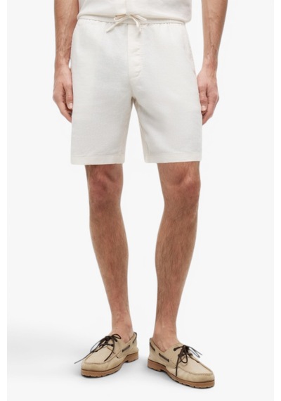 Tommy Hilfiger Dover 8 Po Sorona Lınen 2/2 Erkek Sarı Şort - Mw0mw44353