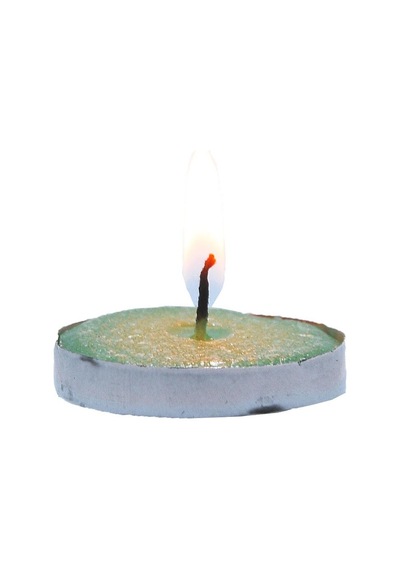 Tea Lights Yeşil Mum 5Ad