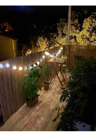 90 Cm X 7 Metre Doğal Bambu Çit Hasır Kamış Bahçe Çiti Balkon Çiti Dekorasyon Gölgelik Çit