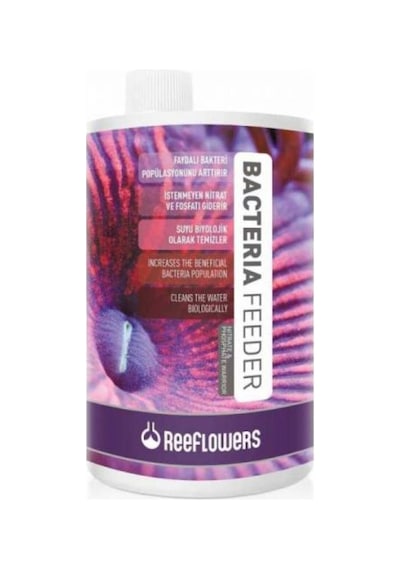 Reeflowers Bacteria Feeder Akvaryum Faydalı Bakteri 1000 Ml