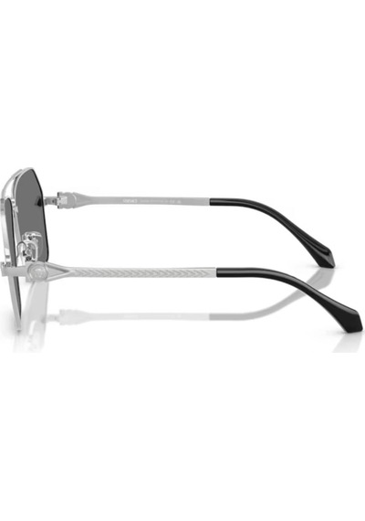 Verace Ve 2284 10006g 63 Erkek Geometrik Gri Metal Güneş Gözlüğü Gri