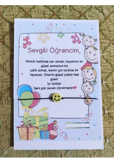 30 Adet Sömestr Hediyesi - Karne Hediyesi - Sabit Yazı - Yıl Sonu Çok Renkli