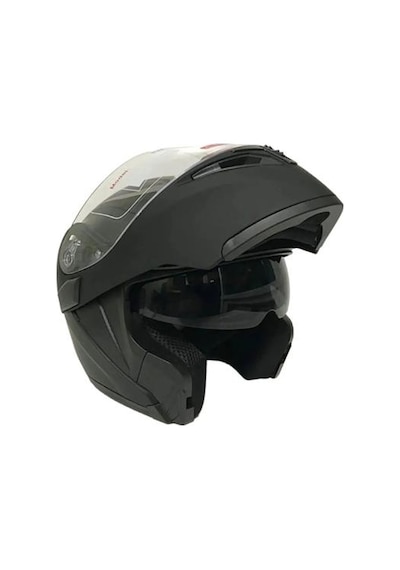 Jk-20 Jk902 Çene Pedli Güneş Vizörlü Çeneden Açılır Kask Mat Black M Beden