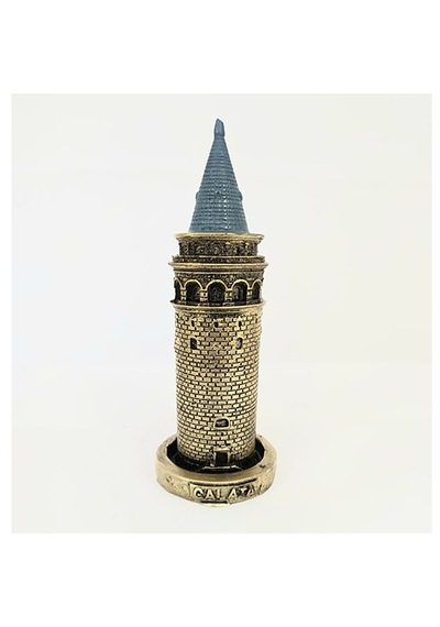Galata Kulesi Biblo Altın 14 Cm