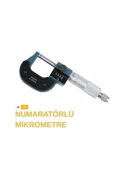 0x25 Mm Numaratörlü Mikrometre