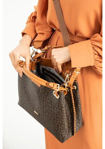 Just Polo Kadın El Ve Omuz Çantası Kahve Camel 42124466
