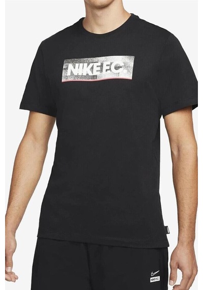 Nike Nike Fc Tee Seasonal Block M Çocuk Futbol Tişörtü SIYAH