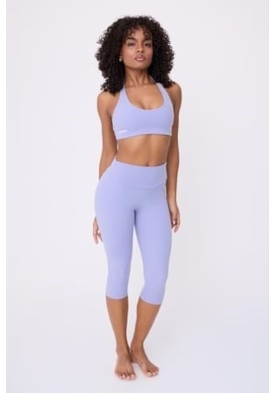 Hıghrıse Comfortflex Yüksek Bel Spor & Aktif Yaşam Kapri Taytı-2687 Lavanta