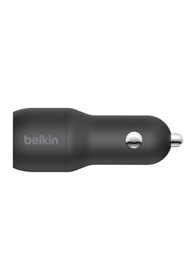 Belkin 24W Hızlı Araç Şarj Cihazı - 2 Port USB + Type-C Kablo