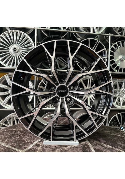 17" İnç 5x100 Arceo Roma Black Diamond Jant Takım