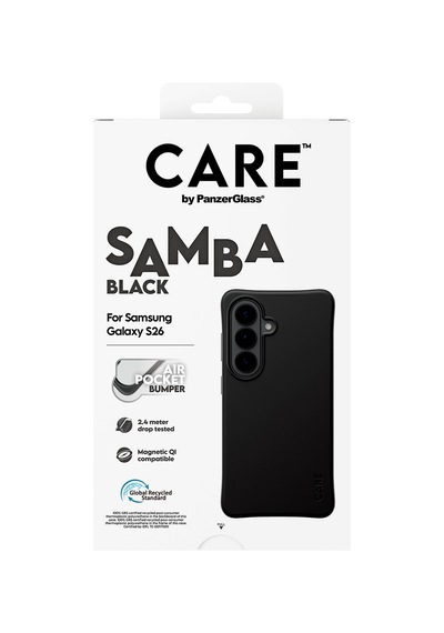 Care By Panzerglass Samba Qi Samsung Uyumlu Galaxy S26 Siyah Kılıf