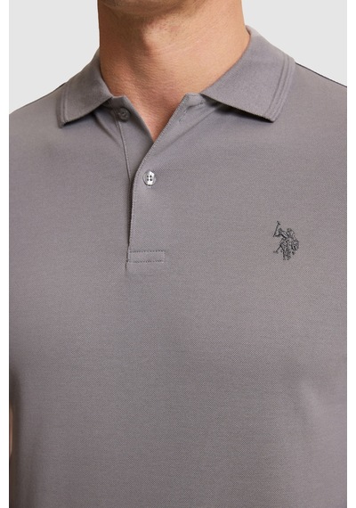 U.s. Polo Assn. Erkek Gri Tişört Basic 50324938-vr024