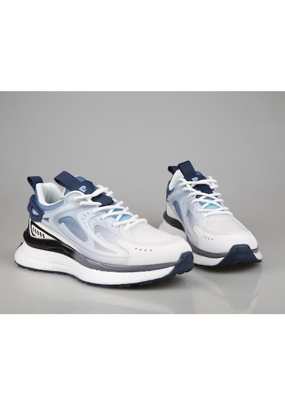 Pierre Cardin Pcı-10105 Beyaz Mavi Erkek Sneakers Beyaz Mavi