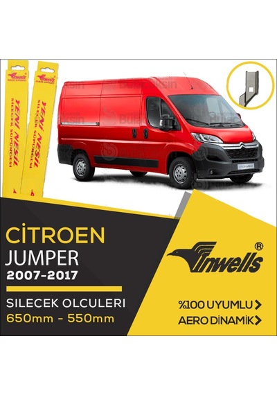 Citroen Jumper Muz Silecek Takımı 2007-2017 İnwells