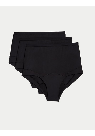 Marks & Spencer 3'lü Full Brief Regl Külodu Seti T61007951p Siyah