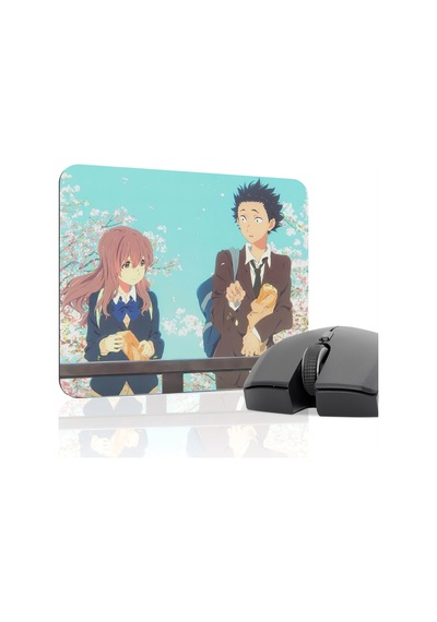 Koe No Katachi Kaymaz Dikişli Kauçuk Oyuncu Mousepad V5 - 22x18 Gaming Mouse Pad Fare Altlığı