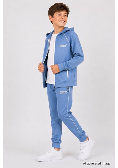 Pina Kids Erkek Çocuk Scuba Atheletic Reglan Kol Kapüşonlu Dalgıç Kumaş Eşofman Takımı Esf7028 Açık İndigo Pina Kids Erkek Çocuk Scuba Atheletic Reglan Kol Kapüşonlu Dalgıç Kumaş Eşofman Takımı Esf7028 Açık İndigo