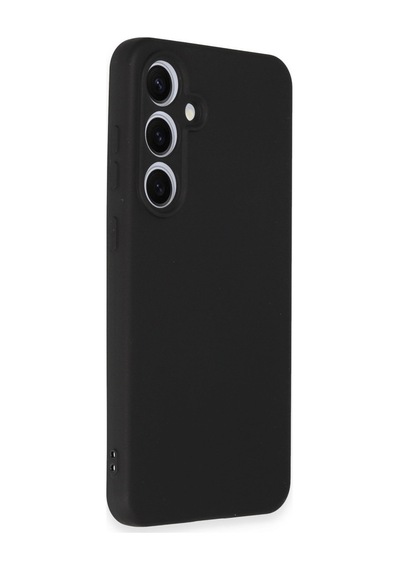 Samsung Galaxy Uyumlu - S24 Fe Kılıf Nano İçi Kadife Silikon - Siyah